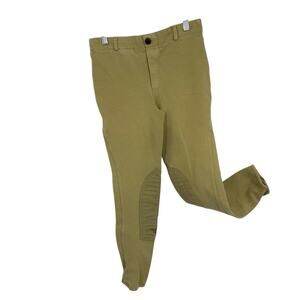 JPC Platinum Riding Horse Breeches Horseback Pants Girls Size 16 Stretch Khaki
